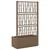 Vidaxl Vrtna sadilnika s treliso Rjava 80 x 36 x 140 cm PP