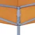 Krov za šator za zabave 4 x 3 m narančasti 270 g/m2