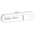 Hanah Home TV komoda Twist LED, 160 cm, bela