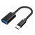 Adapter USB C na USB 3.0 OTG 11cm črn