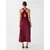 BWLDR Obleka Linda bordo