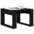Kava Stol Crni hrast 50 x 50 x 35 cm Konstruirano drvo