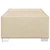 vidaXL Posteljni okvir krem 90x200 cm blago