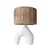 Opviq Stona lampa E27 Max 40W, Belo-Hrast