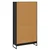 Ormarić za knjige 2 pcs Crni hrast 80 x 30 x 155 cm