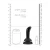 Chrystalino by Shots Vibro dildo Prickly - Smooth Glass G-Spot Vibrator
