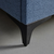 Boxspring Krevet Jerry-Exklusiv 120/200 cm , tamnoplava