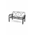 HANAH HOME Baštenska garnitura Nergiz 2+1+1 Dogtooth