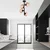 Opviq Luster Benek-15-14493, 40x40x55cm, IP20, Crno-rozi