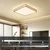 Brilagi - LED prigušiva svetiljka MOLINA SQUARE LED/80W/230V hrast 60x60 cm + daljinski upravljač