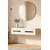 Hanah Home komoda Rany 120, 120 cm, bela / zlatna