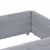 Vrtna sadilica siva 150x50 cm od masivne borovine
