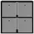 Kreveta s ladicama Crni hrast 68,5 x 32 x 67 cm