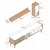 Hanah Home TV komoda Valensiya 845HCT5345
