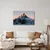 Slika zasnežen gorski vrh ob mraku - 60x40