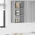 Vidaxl Viseča omarica Siva Sonoma 40 x 29,5 x 80 cm Konstruiran les