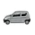 shumee WELLY FIAT SEICENTO SREBRNA 1:34 43855
