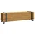 TV stalak Smeđa 110 x 30 x 30 cm Čvrsto teak drvo