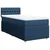 Vidaxl Box spring postelja z vzmetnico modra 90x190 cm blago