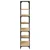 Regal za knjige boja hrasta 81 x 36 x 176 cm konstruirano drvo