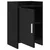 vidaXL Posteljne mize 2 pcs Črni hrast 40 x 30 x 60 cm Inženirski les