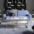 Wallity Klub sto Forteaus 110x47x52cm Zlatno-Beli