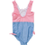 PLAYSHOES Enodelne kopalke Krebs, roza