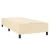 Greatstore Box spring postelja z vzmetnico LED krem 100x200 cm blago
