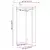 Stalak za biljke 2 pcs Bijela O40 x 60 cm Konstruirano drvo