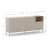 Kremno bela komoda 180x80 cm Cailin – Marckeric