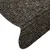 Prostirke za stepenice, samoljepljive, 15 kom 56x17x3 cm, antracit, poluokrugle