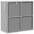 Kreveta s ladicama Siva Sonoma 59,5 x 27 x 57 cm
