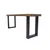 CAPOARTI Lesena klop RUSTIC HAIRPIN, 150 cm
