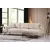 Atelier del Sofa Ugaona garnitura Leo 90x65x255cm Krem
