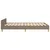 Vidaxl Posteljni okvir brez vzmetnice taupe 120x190 cm blago
