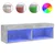 TV ormarić s LED svjetlima siva boja betona 100x30x30 cm