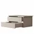 Hanah Home BA139 modul sa fiokama za ormar 86,2 × 39,8 × 50 cm, sandstone