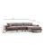 Atelier del Sofa Ugaona garnitura Frido 100x92x308cm Svetlosiva