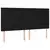 LED uzglavlje crno 160x5x118/128 cm od tkanine