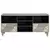 TV ormar s ladicama Siva 100 x 33 x 46 cm Čvrsto drvo manga