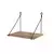 Hanah home Radni sto 70x50x50cm Orah
