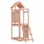 vidaXL Igralna stolpnica Rjava 110,5 x 52,5 x 214 cm Trdni Douglas les