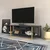 Hanah home TV Komoda Asal 120 Crno-Zlatna