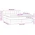 Greatstore Box spring postelja z vzmetnico modra 160x200 cm blago