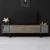 Hanah Home TV Komoda Chrome Line, 180x48x30 cm, Braon-Crna