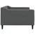 Vidaxl Raztegljiva postelja temno siva 90x190 cm blago