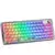 MARVO KG979G TRANSPARENT USB Bežična gejmerska tastatura, Providna
