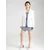GUESS Obleka ELSIE mornarska/moder denim/svetlo modra