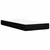 vidaXL Postelja boxspring z vzmetnico Črna 80 x 200 cm Blago