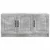 TV ormar Betonska siva 99 x 34,5 x 47 cm Konstruirano drvo